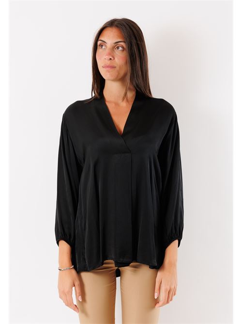 blusa raso 421016N MESANGE ORO | 421016NNERO